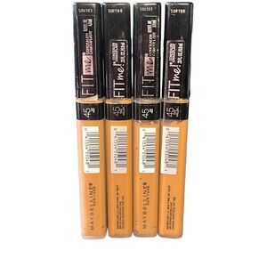 Lot of 4 45 Tan Maybelline Fit Me! Concealer